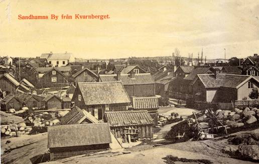 Vy från Kvarnberget ca1900